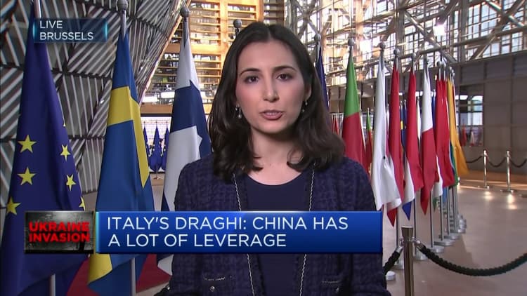 Italian PM Draghi: China must use leverage to stop Putin