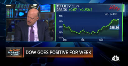 Jim Cramer: I remain very positive on Eli Lilly as the drug stock of the year
