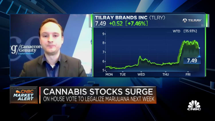 Tailwinds will eventually come for cannabis stocks, says Canaccord Genuity's Bottomley