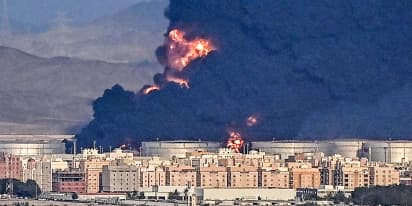 Houthis claim attack on Aramco facility after reports of huge fire in Saudi city