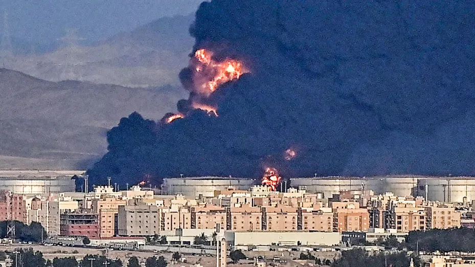 Yemen's Houthis claim attack on Aramco facility after reports of a huge fire
