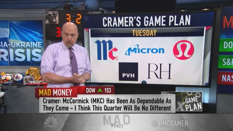Jim Cramer's game plan for the trading week of March 28