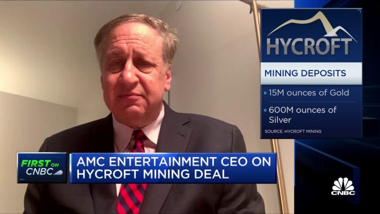 AMC CEO Adam Aron breaks down deal with gold-mining company Hycroft