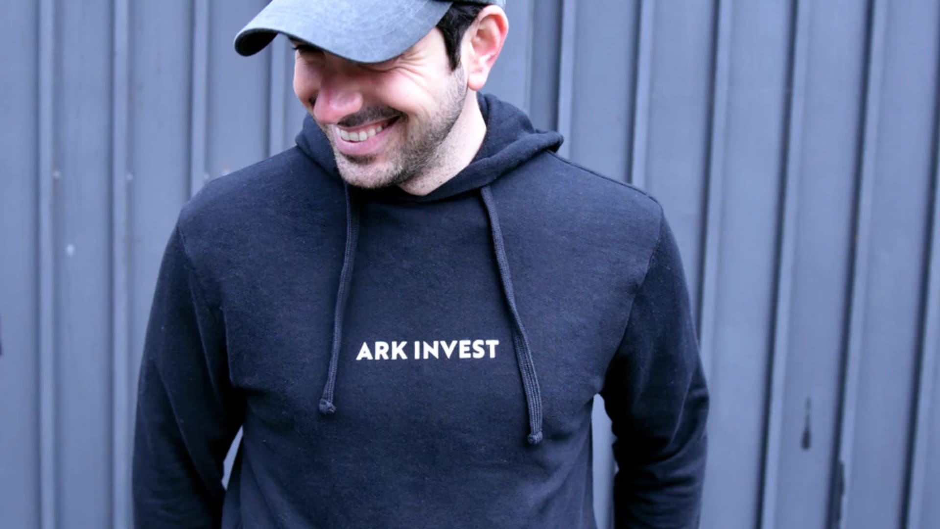ARK Invest hoodie and cap