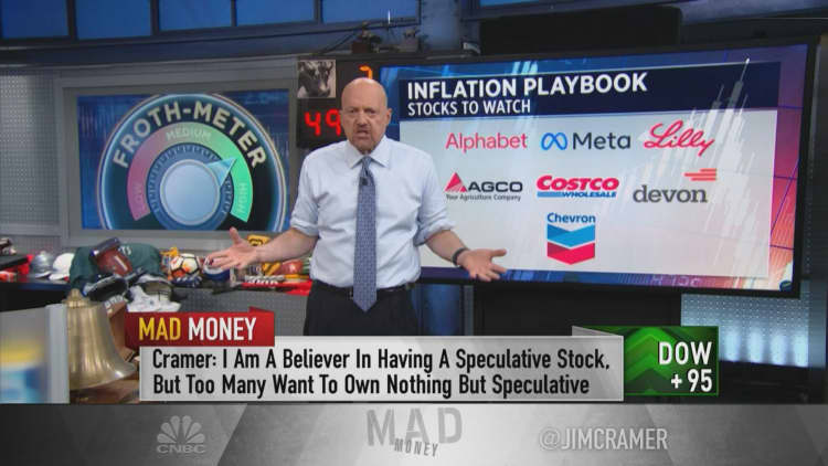Jim Cramer says investors should use these rules to build a turbulence-proof portfolio
