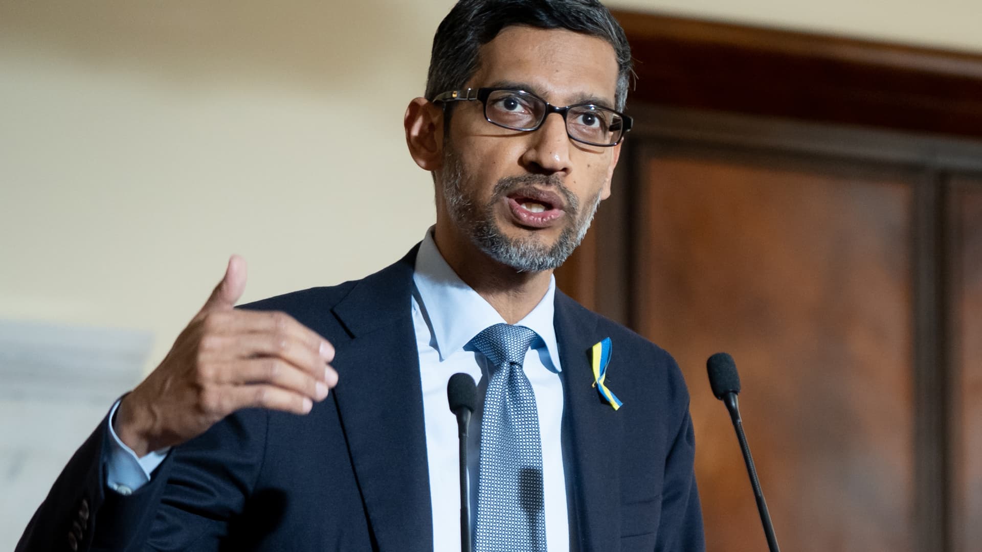 Google CEO says he hopes to make company 20% more efficient, hints at potential cuts