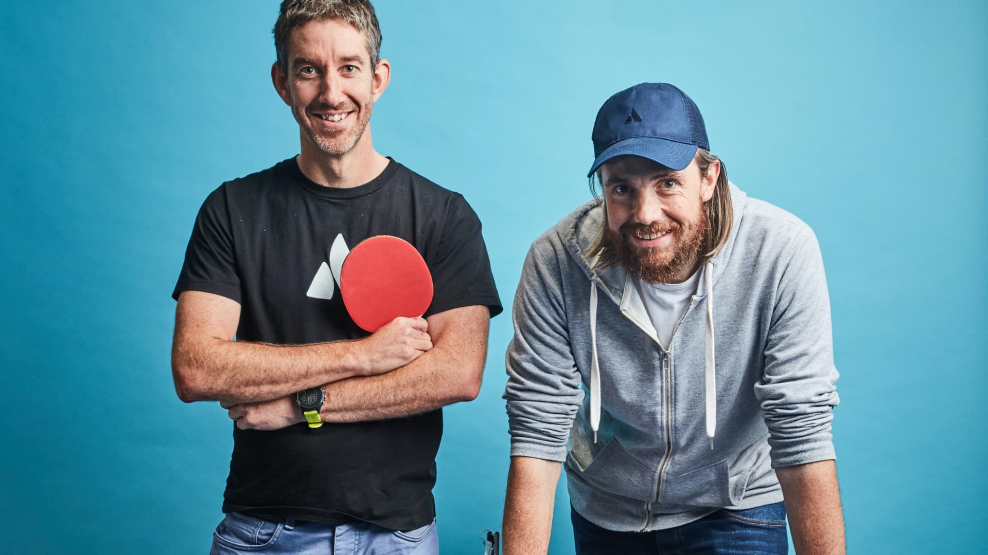 Atlassian's founders and co-CEOs, Scott Farquhar, left, and Mike Cannon-Brookes.
