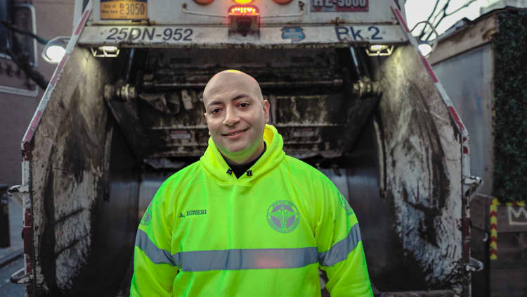 Making $44,000 a year as a sanitation worker in NYC