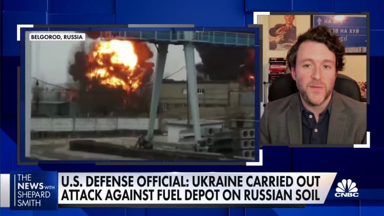 Ukraine attacks Russian fuel depot