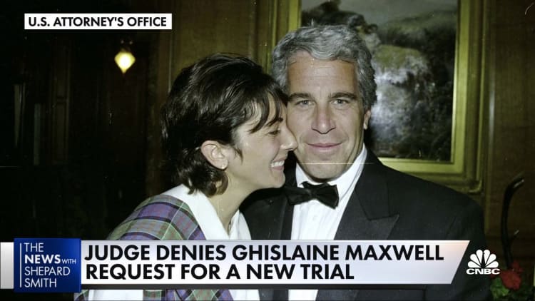 Convicted sex trafficker Ghislaine Maxwell denied request for new trial
