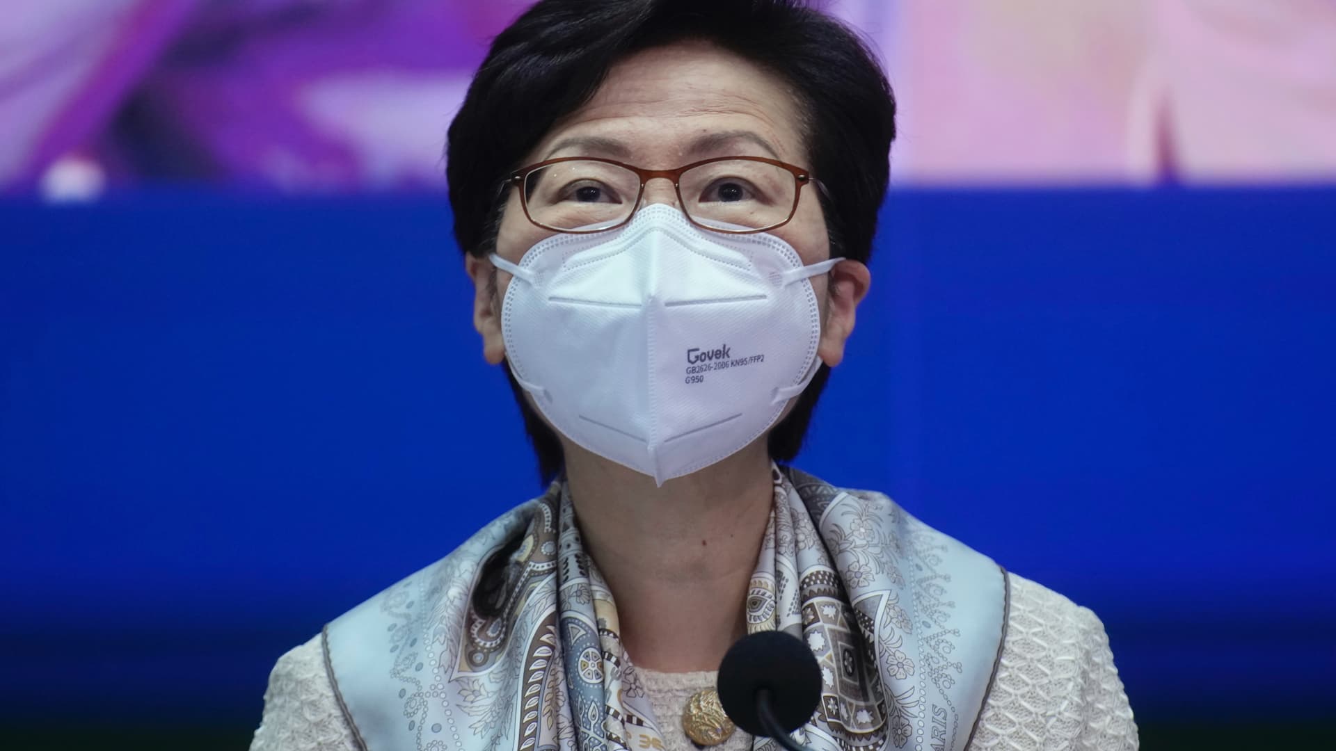 Hong Kong-leider Carrie Lam heeft gezegd dat ze zich niet kandidaat stelt voor een tweede termijn