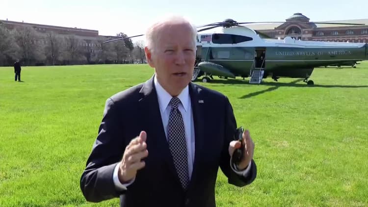 Biden says what happened in Bucha, Ukraine, was a war crime