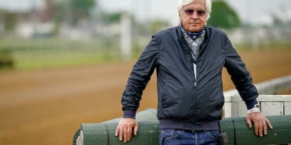 Horse trained by Bob Baffert euthanized on track ahead of the Preakness