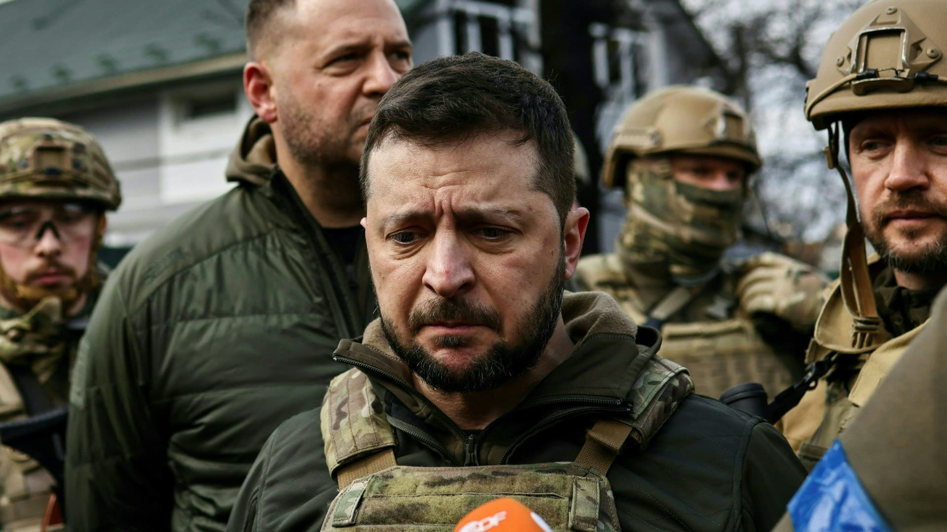 Ukraine President Volodymyr Zelenskyy said more than 300 were killed and tortured in the town of Bucha, a suburb near the capital of Kyiv.