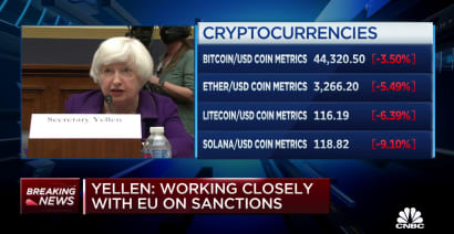 'We are concerned about sanctions avoidance,' says Treasury Sec. Janet Yellen