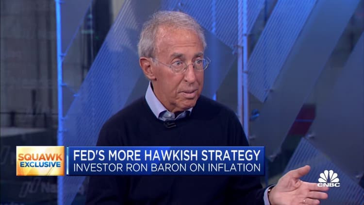 Billionaire investor Ron Baron: Investing in growth companies can protect against inflation