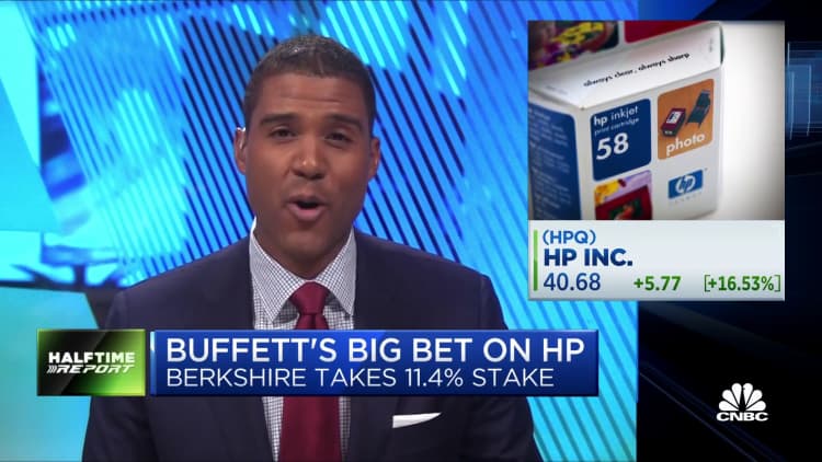 HP shares surge after Berkshire Hathaway takes 11.4% stake