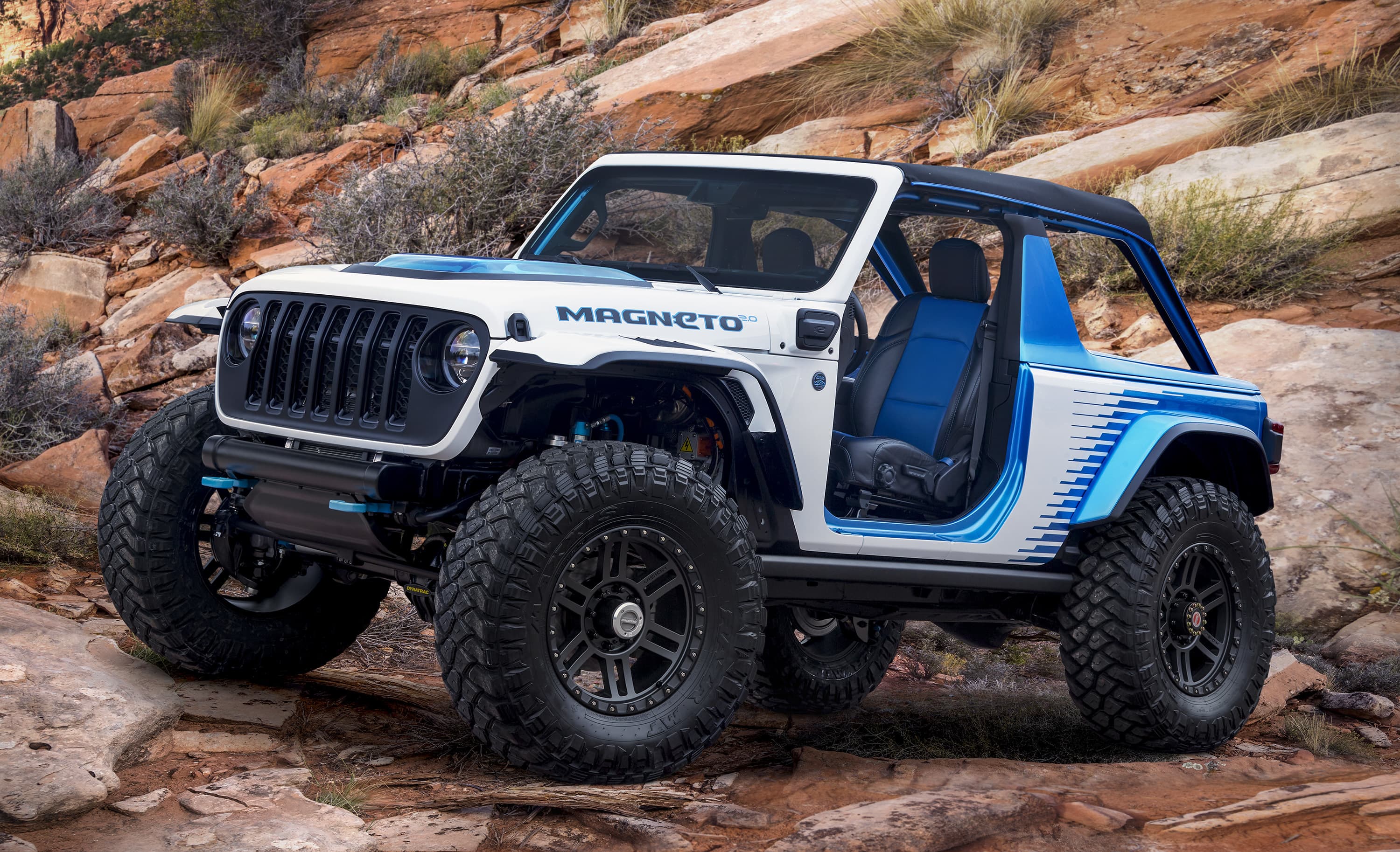 Jeep says its new electric Wrangler SUV concept is as fast as a Tesla