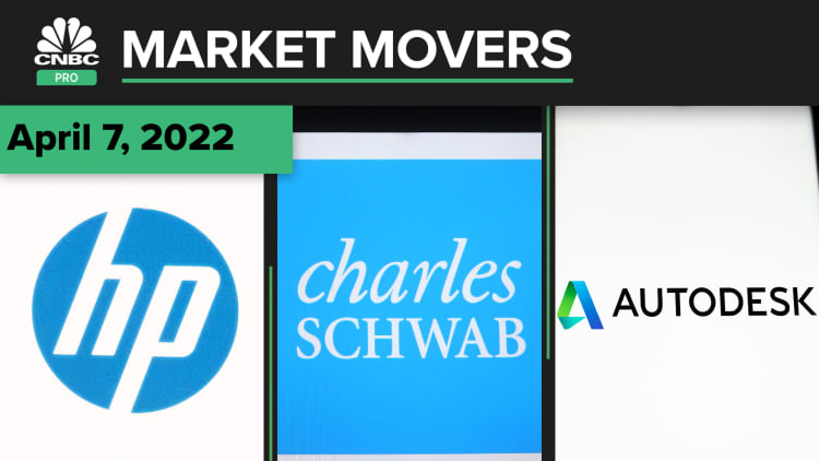HP, Charles Schwab, and Autodesk are some of today's stocks: Pro Market Movers April 7