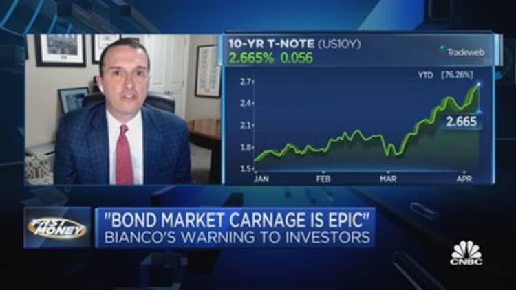 Bond market 'carnage is epic' and there's virtually nowhere to hide, says Jim Bianco