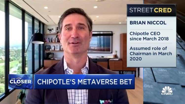 Chipotle CEO on metaverse move: We're always looking for ways to get young people to engage with our brand