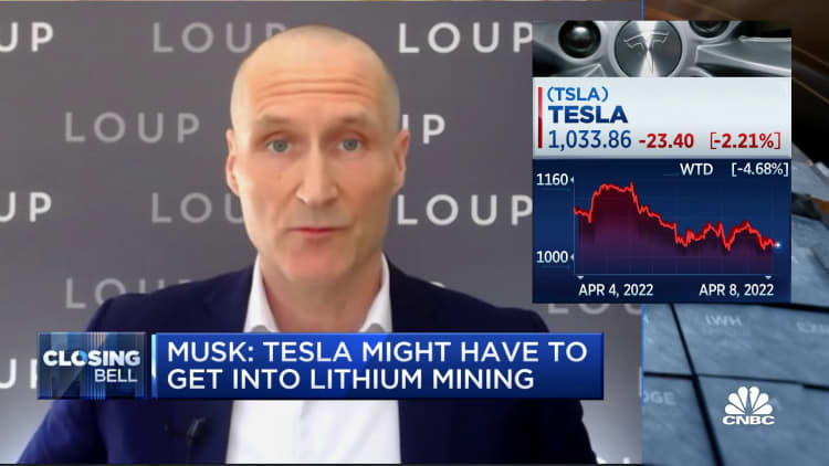 Elon Musk getting into the mining business a 'true vertical integration,' says Loup's Munster