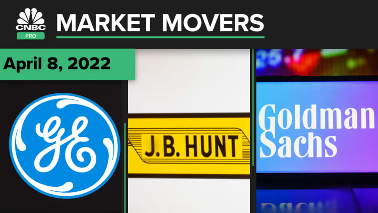 GE, J.B. Hunt, and Goldman Sachs are some of today's stocks: Pro Market Movers April 8
