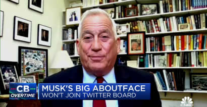 Walter Isaacson discusses Elon Musk's decision to not join Twitter's board of directors