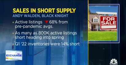 We have a nearly 70% deficit in home inventories, says Black Knight's Andy Walden