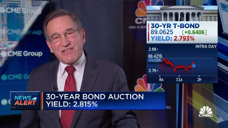30-year bond auction yield 2.815%