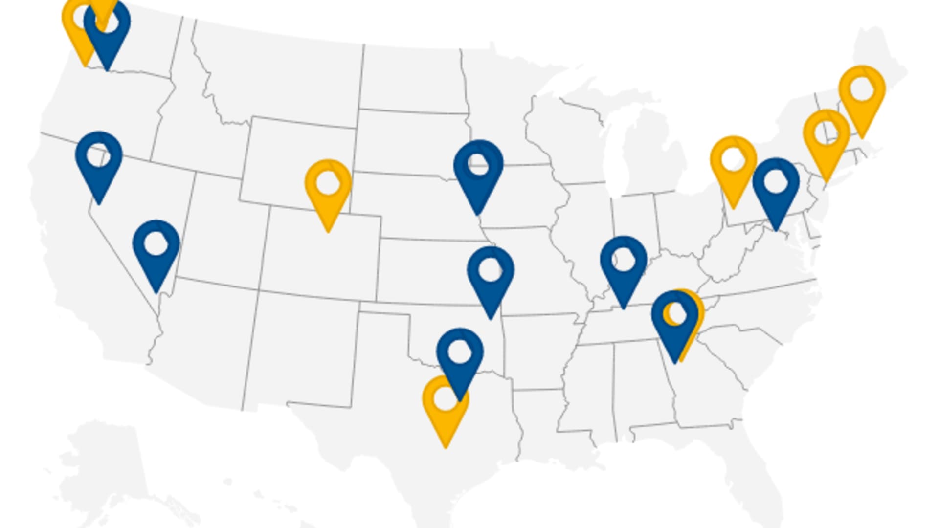 Google’s most important US real estate investments in 2022, mapped