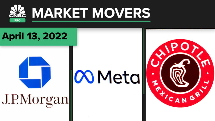 J.P. Morgan, Meta, and Chipotle are some of today's stocks: Pro Market Movers April 13