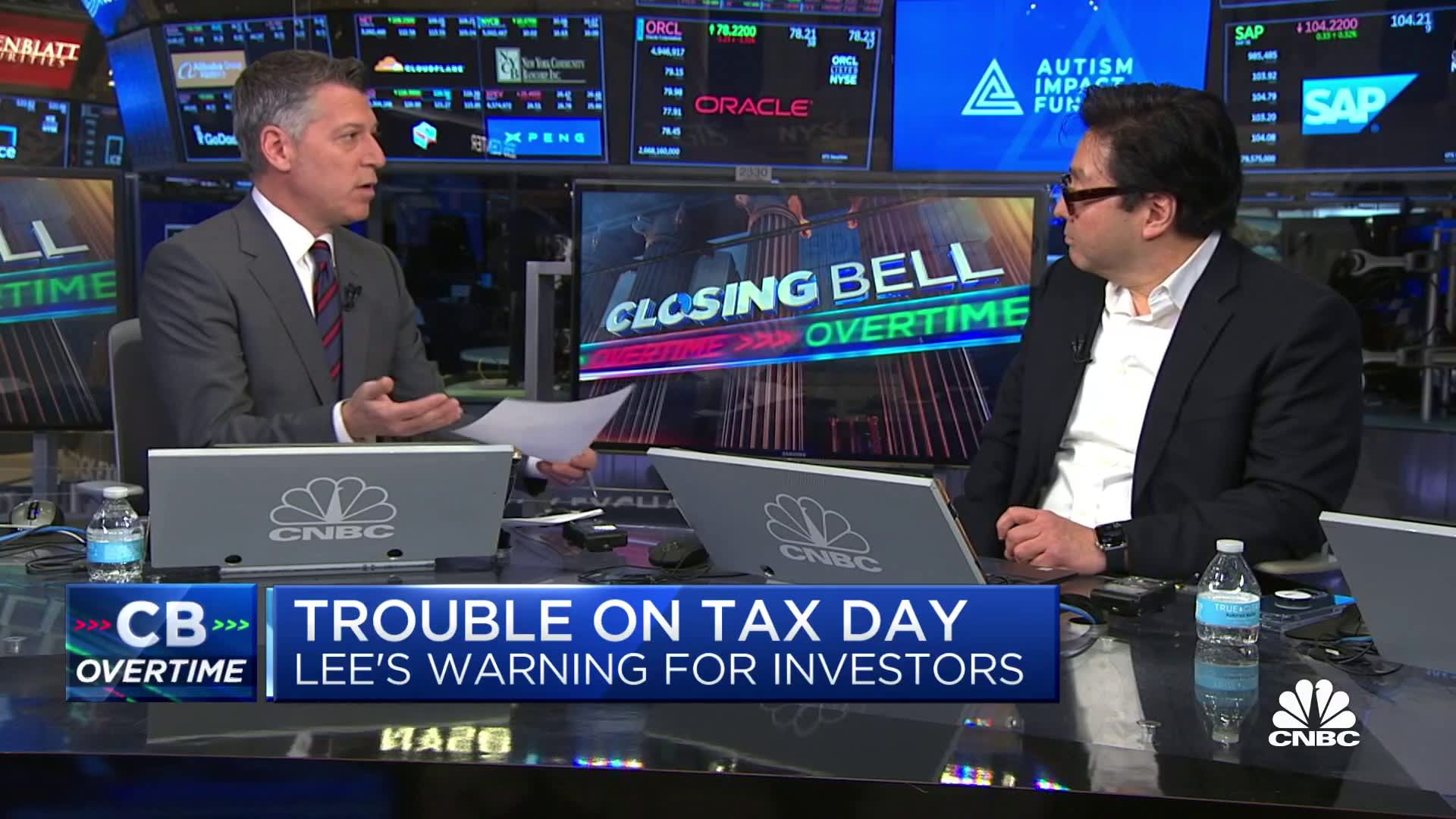 Fundstrat's Tom Lee: Hopefully the passing of tax day ends indiscriminate  selling