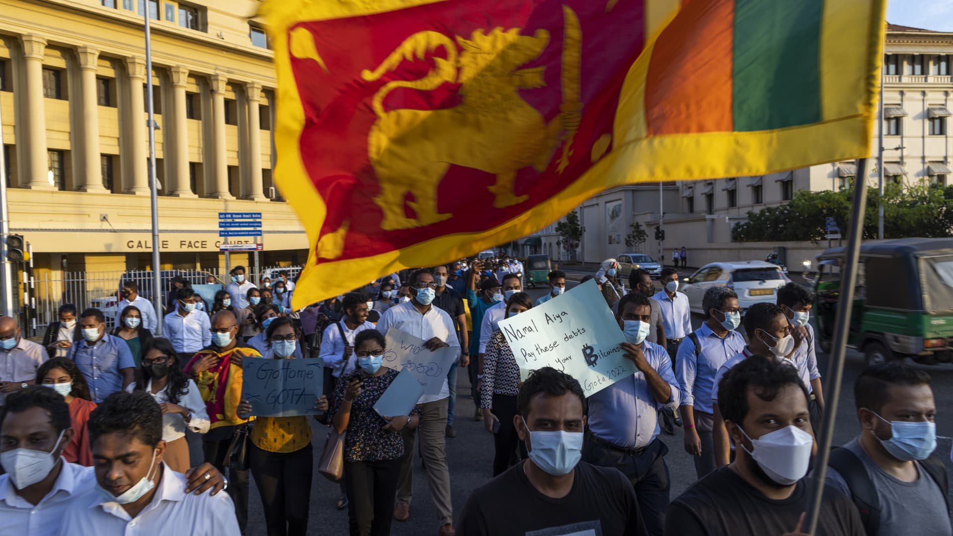 Sri Lanka opposition chief on no-confidence vote to oust executive