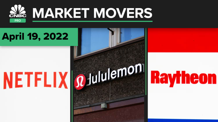 Netflix, Raytheon and Lululemon are some of today's stocks: Pro Market Movers April 19