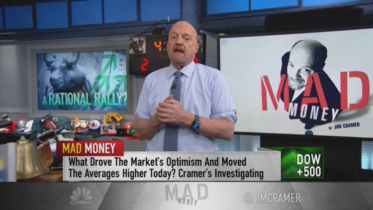 Jim Cramer explains what drove Tuesday's market rally