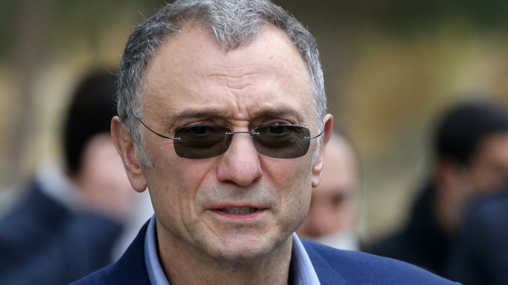 Russian billionaire, businessman and Council of the Federation Member Suleyman Kerimov attends a meeting at the Naryn Kala Castle, on April 14, 2021 in Derbent, Dagestan, Russia.