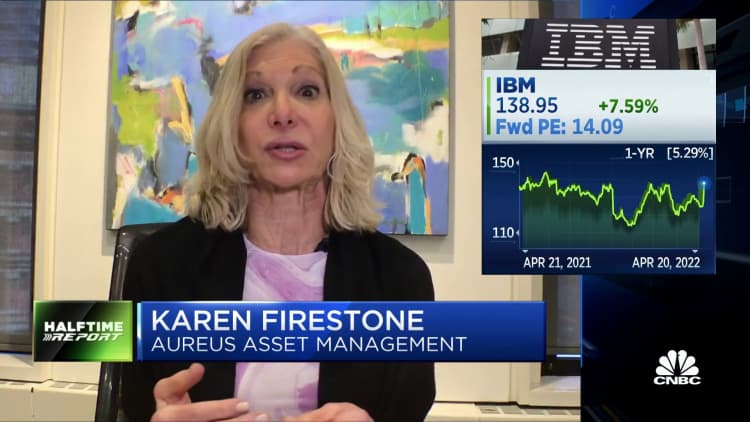 We don't own IBM, but it's not unreasonable, says Karen Firestone