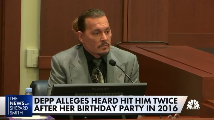 Depp testifies Heard regularly instigated fights
