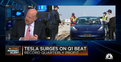 Jim Cramer reacts to Tesla's Q1 earnings: It was a 'tour de force'