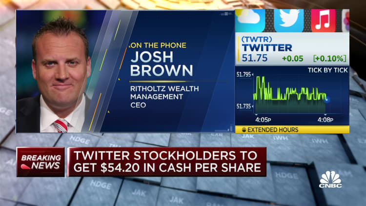 Everyone on Twitter's board should be fired, says Josh Brown