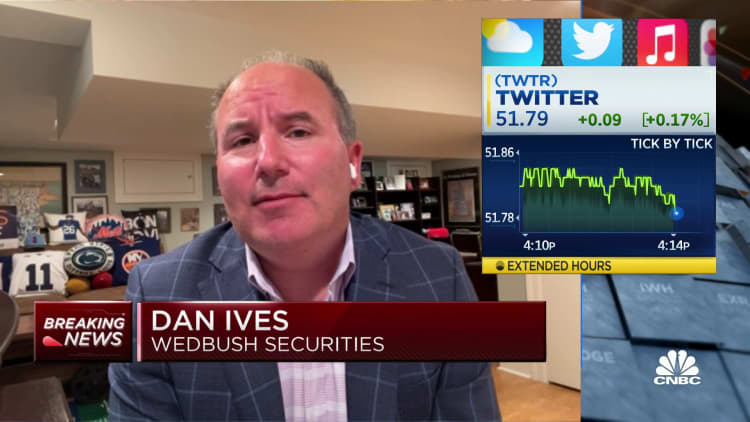 Elon Musk's Twitter buyout is a success for shareholders, says Wedbush's Dan Ives
