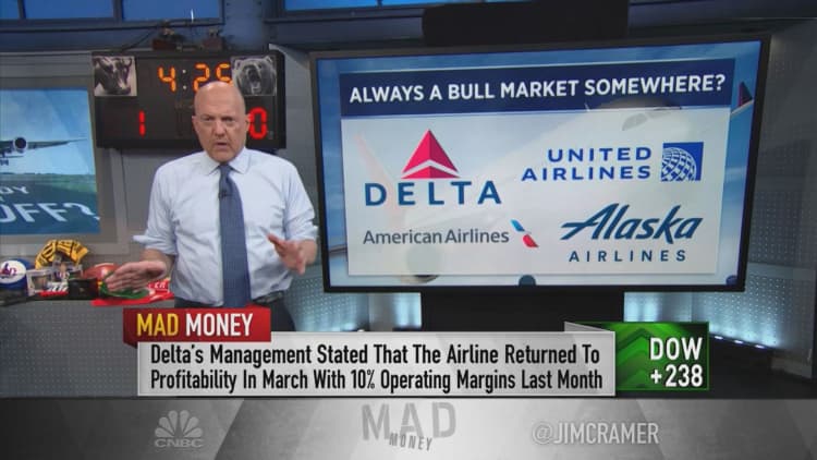 Jim Cramer says these two airline stocks are the most profitable