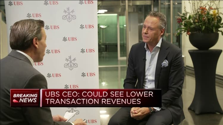The ECB is a 'little bit late,' but the UBS CEO expects a rate hike later this year