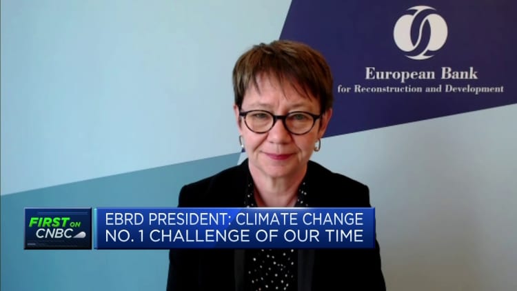 Climate change is the number one challenge of our time, EBRD president says