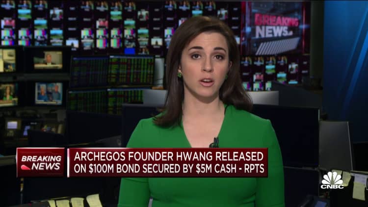 Archegos founder Hwang released on $100 million bond secured by $5 million cash