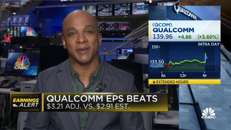 Qualcomm beats on top and bottom lines
