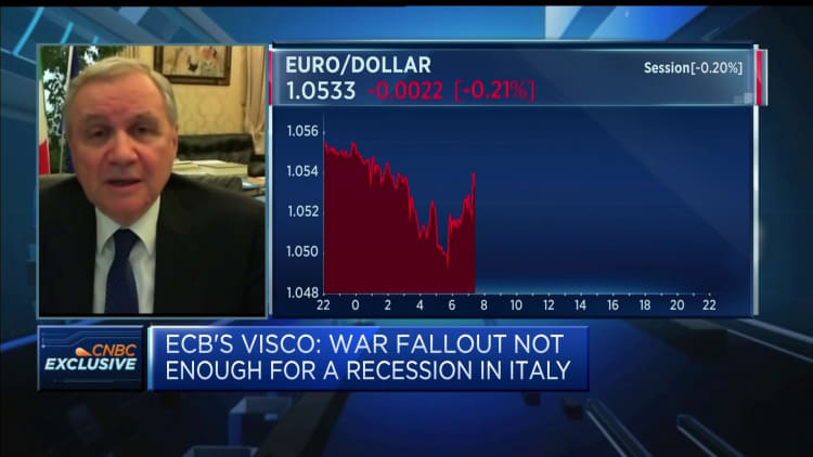 Watch CNBC's full interview with ECB's Ignazio Visco