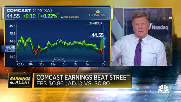 Comcast's first-quarter earnings beat Wall Street's estimates