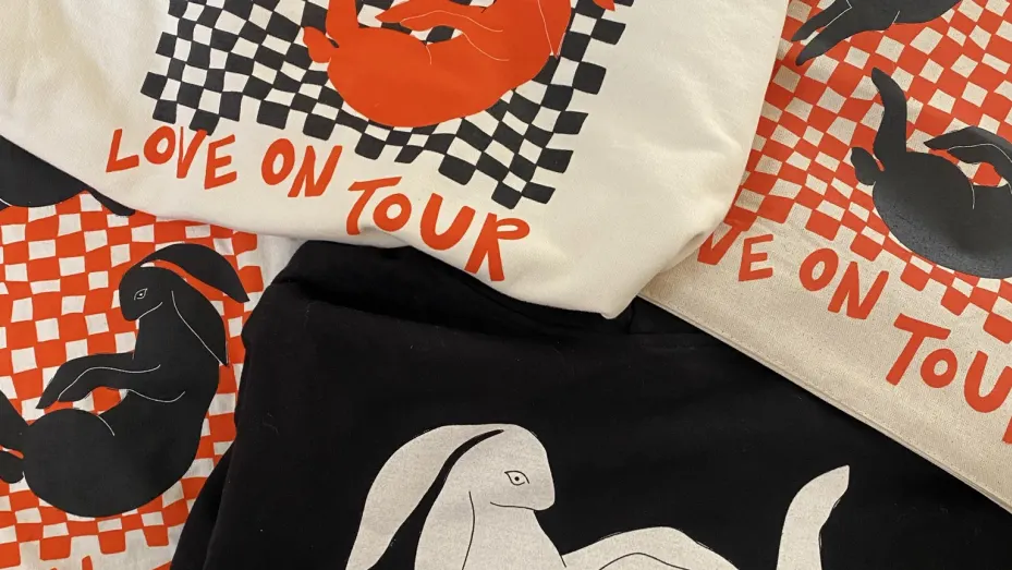 Gatti's bunnies are a featured image at Harry Styles' "Love on Tour" concerts.